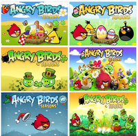 6 "Angry Birds" Magnets Collection