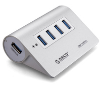 ORICO M3H4 Aluminum 4 Port Super Speed USB3.0 Hub VL812 Controller for Mac PC