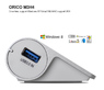 ORICO M3H4 Aluminum 4 Port Super Speed USB3.0 Hub VL812 Controller for Mac PC