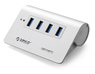 ORICO M3H4 Aluminum 4 Port Super Speed USB3.0 Hub VL812 Controller for Mac PC