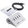 ORICO M3H4 Aluminum 4 Port Super Speed USB3.0 Hub VL812 Controller for Mac PC