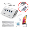 ORICO M3H4 Aluminum 4 Port Super Speed USB3.0 Hub VL812 Controller for Mac PC