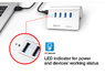 ORICO M3H4 Aluminum 4 Port Super Speed USB3.0 Hub VL812 Controller for Mac PC